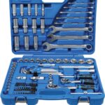 Trusa tubulare 1/4" + 3/8" + chei combinate in inch, 92 piese, BGS 2299 - Chei Speciale in Inch