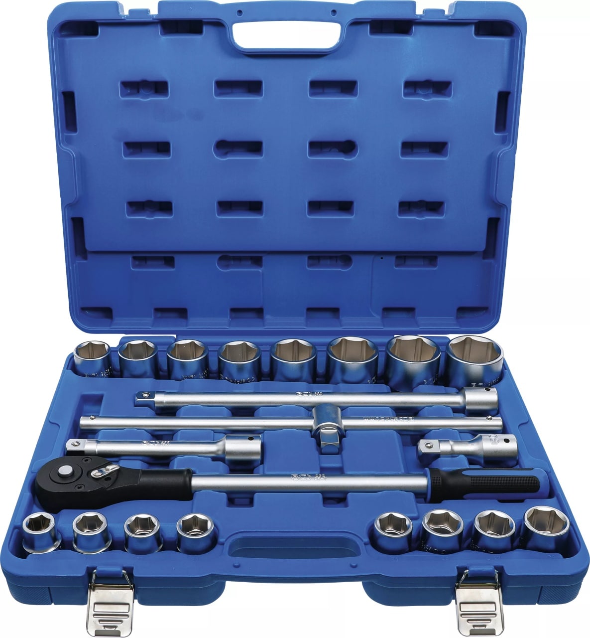 Trusa tubulare cu profil hexagon 19-50 mm, antrenare 3/4″, 21 piese, BGS 1207 – Truse Scule Trusa tubulare cu profil hexagon 19-50 mm, antrenare 3/4", 21 piese, BGS 1207 - Truse Scule