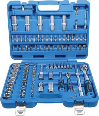 Trusa tubulare Super Lock, antrenare 6,3 mm (1/4") - 12,5 mm (1/2"), 94 piese, BGS 2294