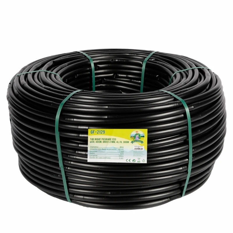 Tub picurare ECO Ø20, 40cm, gros1.2mm, 4l/h, 300m – Unelte de irigat Tub picurare ECO Ø20, 40cm, gros1.2mm, 4l/h, 300m - Unelte de irigat