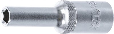 Tubulara adanca 8 mm, Pro Torque, 1/2'', BGS 9355