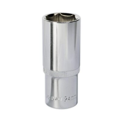 Cheie tubulara adanca 24 mm, antrenare 1/2" Sealey