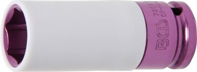 Tubulara de impact 22 mm cu protectie din plastic, antrenare 12.5mm(1/2"), BGS 7208