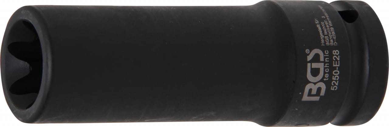 Tubulara de impact Profil E28, lungime 110 mm, antrenare 3/4”, BGS 5250-E28 – Chei Tubulare Normale si Impact Tubulara de impact Profil E28, lungime 110 mm, antrenare 3/4'', BGS 5250-E28 - Chei Tubulare Normale si Impact