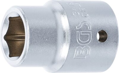 Tubulara hexagonala 19 mm, act. 3/4", BGS 3419