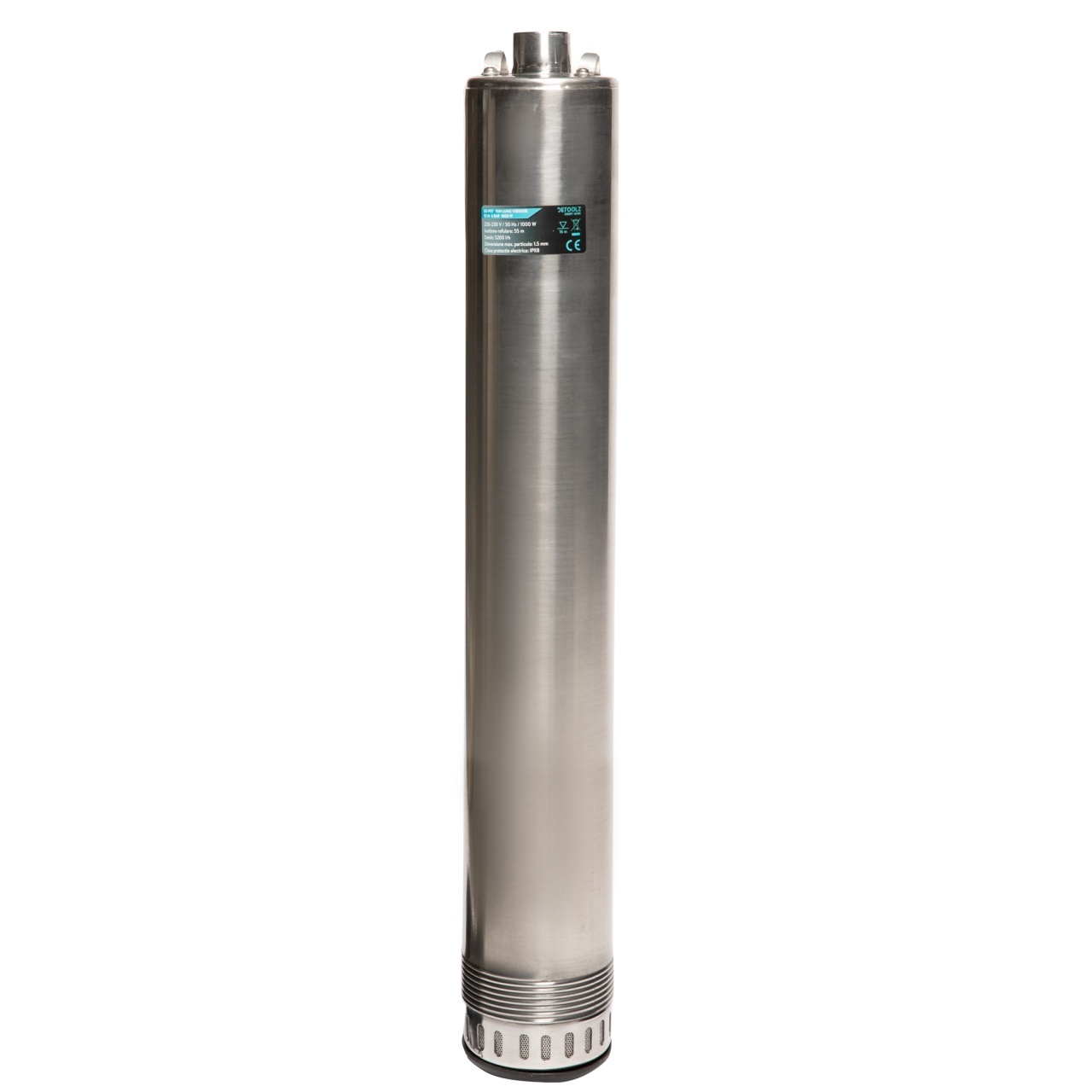 Tun lung de adancime 55m 6 bar 1000W 5200 l/h – In lucru Tun lung de adancime 55m 6 bar 1000W 5200 l/h - In lucru