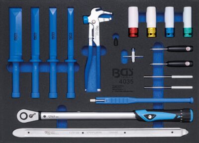 Unelte speciale pentru service pneuri, 18 piese, BGS 4035