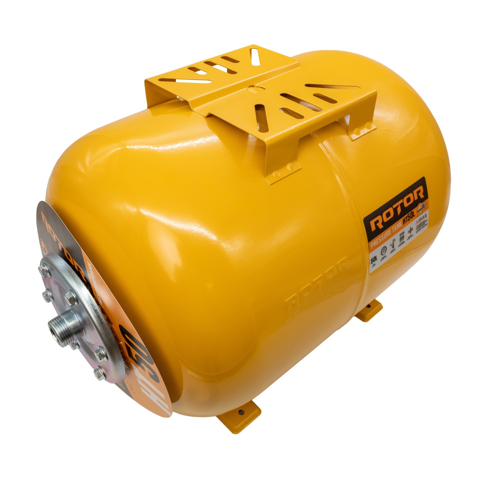 Vas expansiune orizontal pentru hidrofor, 50 l, ROTOR RVH-50 – In lucru Vas expansiune orizontal pentru hidrofor, 50 l, ROTOR RVH-50 - In lucru