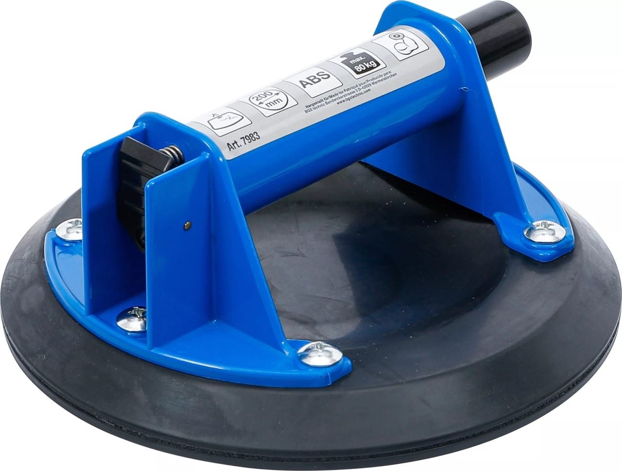 Ventuza cu diametru de 200 mm extra strong cu pompa de vacuum si sistem de eliberare rapida .sarcina utila 80 kg , BGS 7983 – Inlocuire parbriz auto Ventuza cu diametru de 200 mm extra strong cu pompa de vacuum si sistem de eliberare rapida .sarcina utila 80 kg , BGS 7983 - Inlocuire parbriz auto