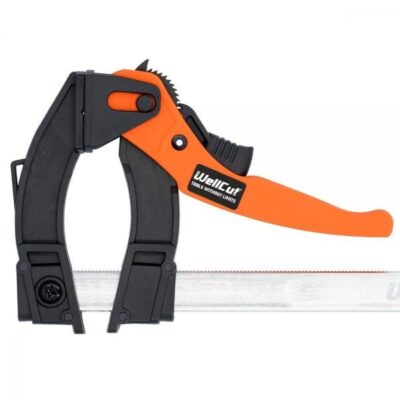 WC-LF920 WELLCUT Clemă cu pârghie tip TRIGGER 90×200 mm, Forță de strângere 70 kg