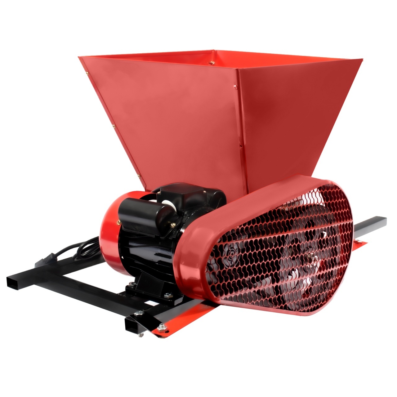 Zdrobitor electric pentru struguri Elefant HGP-60 700 W, 550 kg/h , 2900 rot/min – In lucru Zdrobitor electric pentru struguri Elefant HGP-60 700 W, 550 kg/h , 2900 rot/min - In lucru