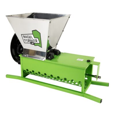 Zdrobitor struguri manual Micul Fermier, cuva 30L, capacitate maxima de productie 600 Kg/h, cu desciorchinator