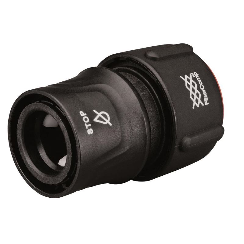 Conector furtun de gradina Fiskars FiberComp AquaSTOP, 19 mm (3/4'') - imagine 3