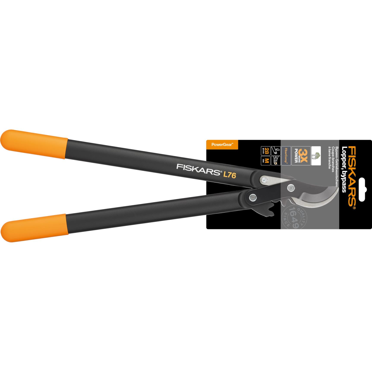 Foarfeca pas cu pas pentru ramuri groase Fiskars PowerGear L76, M - imagine 3