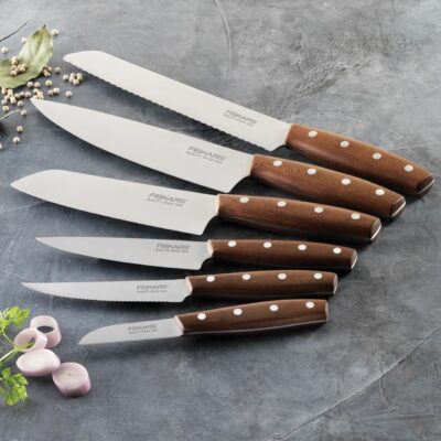 Cutit pentru legume Fiskars Norr, 12 cm, otel inoxidabil - SimpleTools