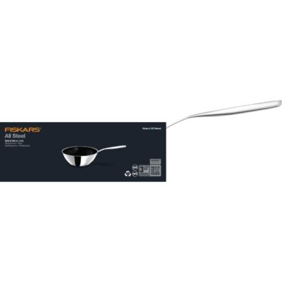 Wok Fiskars All Steel, Ø 28 cm - SimpleTools