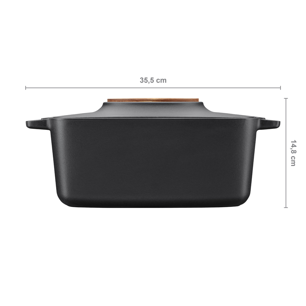 Cratita din fonta Fiskars Norden, ovala, 5 L - imagine 10