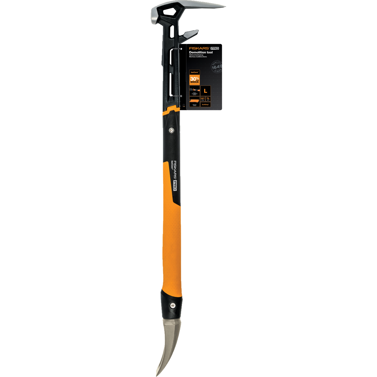 Ciocan pentru demolare Fiskars IsoCore L, 1027221, 750 mm, 2.6 kg - imagine 7