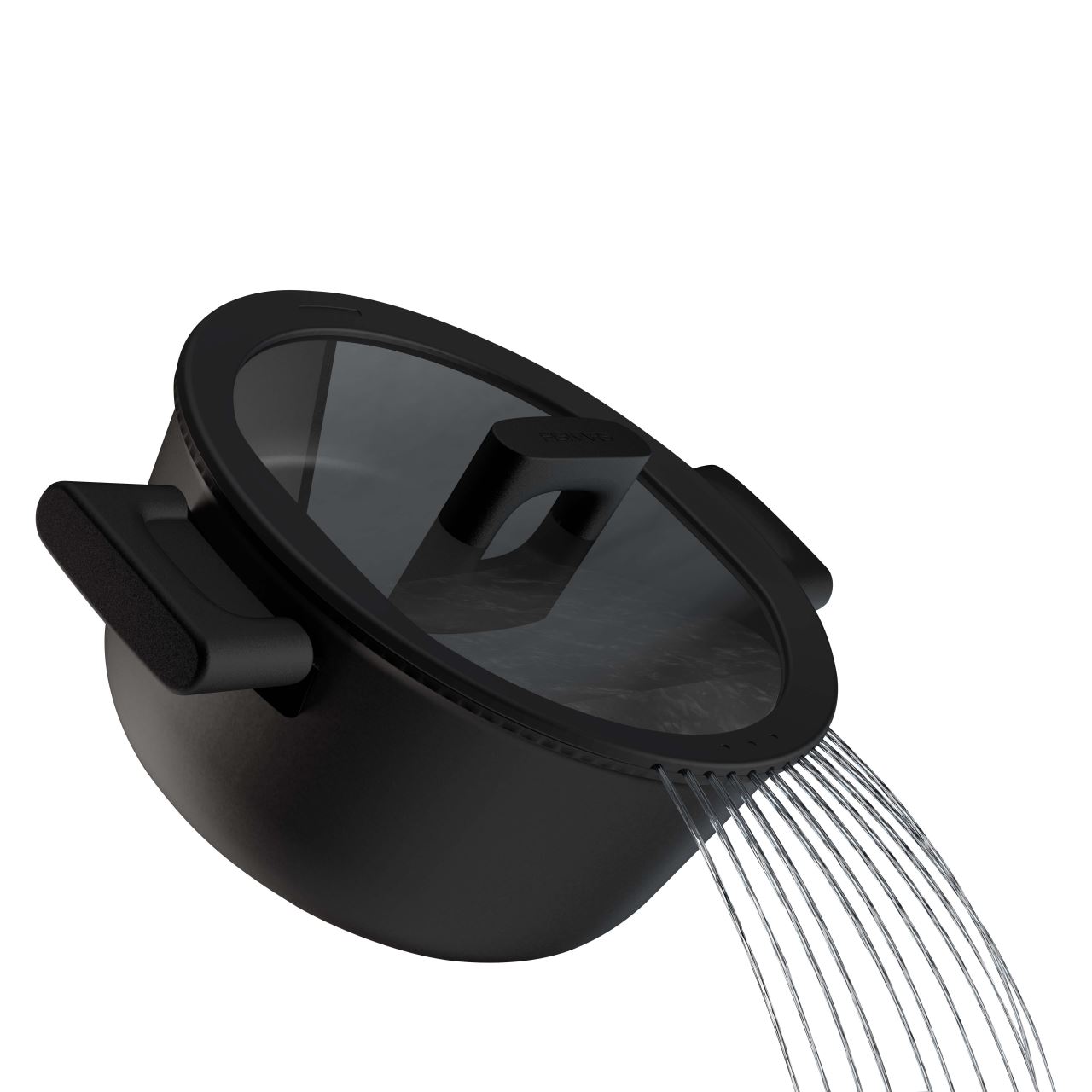 Oala cu capac Fiskars Hard Face, Ø 22 cm,  3.5 L - imagine 7