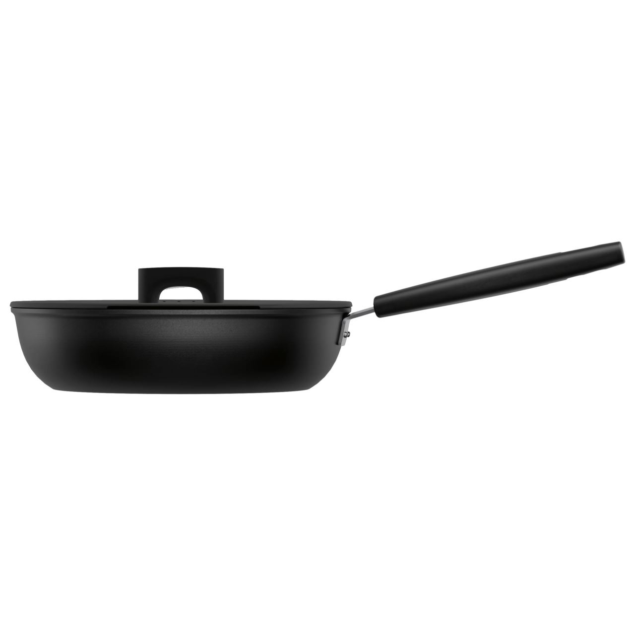 Tigaie pentru sote cu capac Fiskars Hard Face, 28 cm, 3.5 L - imagine 4