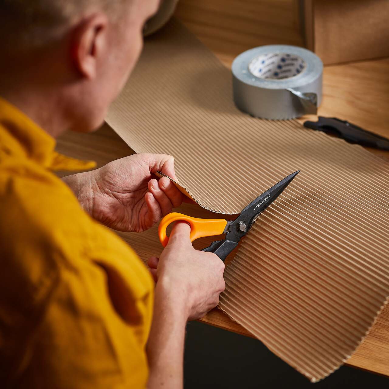 Foarfeca universala Fiskars Cut+More, 303 mm, 131 g - imagine 9