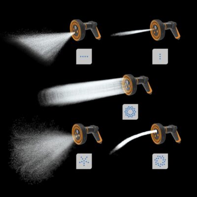Pistol pentru stropit, jet multi, control la deget, Comfort - imagine 3