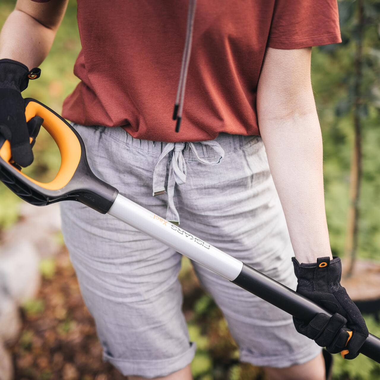 Cazma rotunjita Fiskars Xact 1066730, 120 cm, 2.0 kg - imagine 3