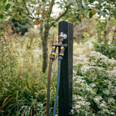 Conector robinet cu 2 cai Fiskars Comfort On/Off, 1070577, diametru conector 1/2", 3/4", 1" - imagine 4