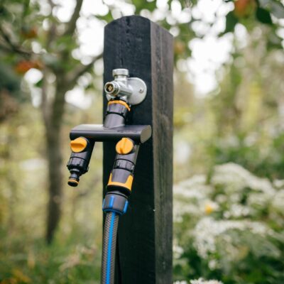 Conector robinet cu 2 cai Fiskars Comfort On/Off, 1070577, diametru conector 1/2", 3/4", 1" - imagine 5