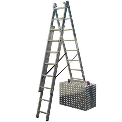 Scara multifuntionala Krause Corda cu functie de egalizare, KR-033369, 3 x 6 trepte - imagine 3