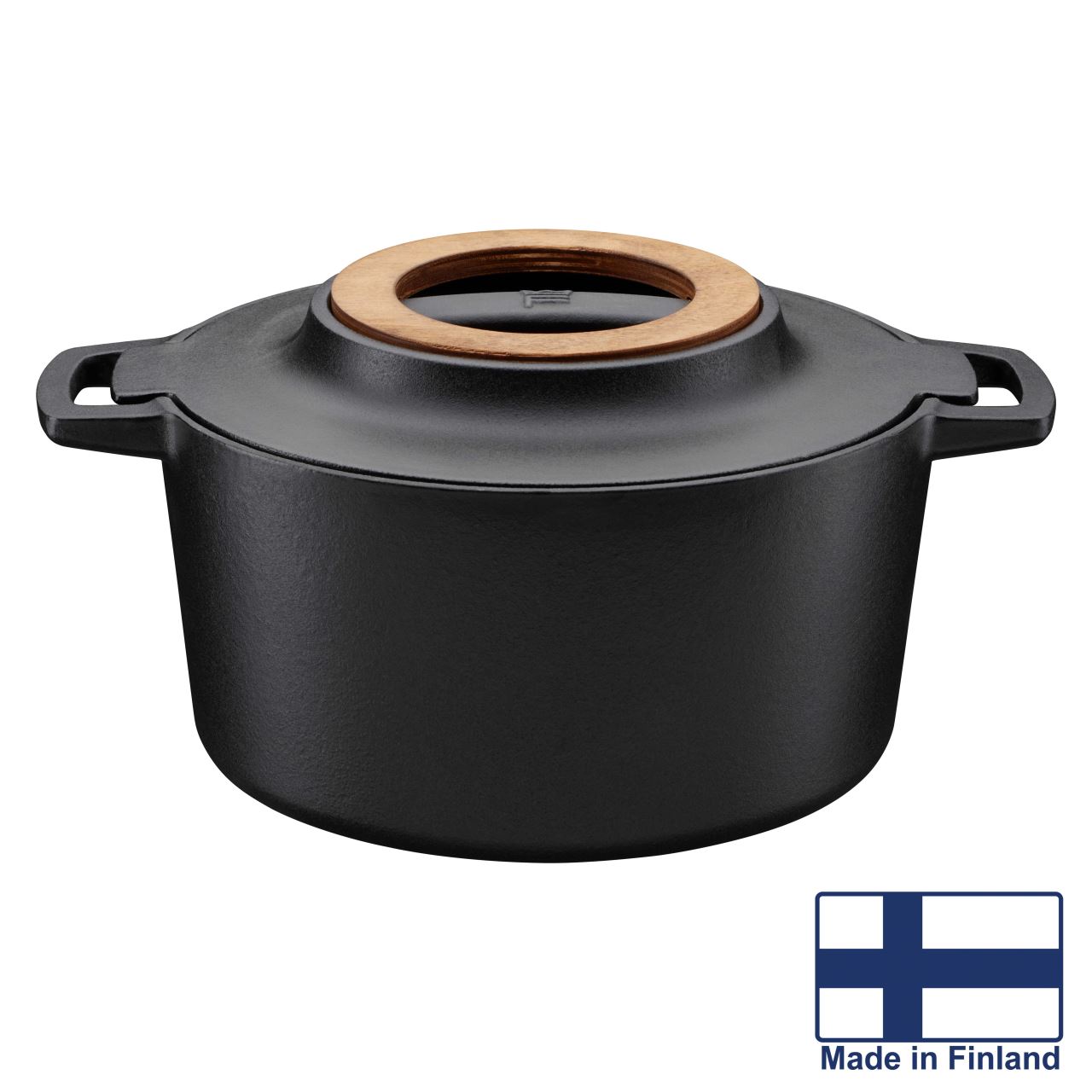 12237008_BIG Cratita din fonta Fiskars Norden 4 L - imagine 1