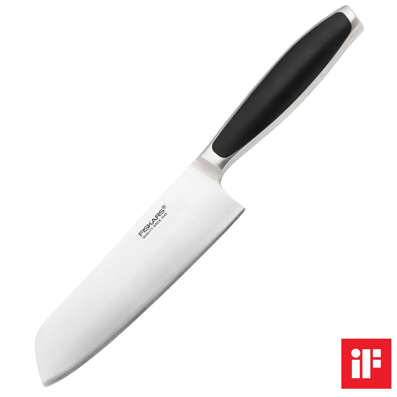 12237022_BIG Cutit Santoku Fiskars Royal, 17 cm - imagine 1