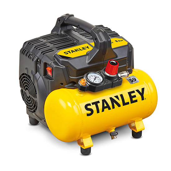 12240214_PRODUCT Compresor silentios Stanley Siltek DST100/8/6, B2BE104STN703, 6L - imagine 1