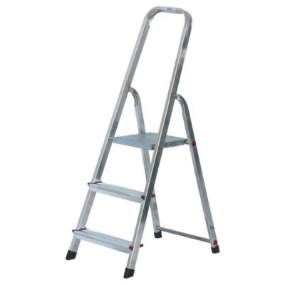 Scara dubla cu trepte pe o parte Krause Corda, KR-000712, 3 trepte