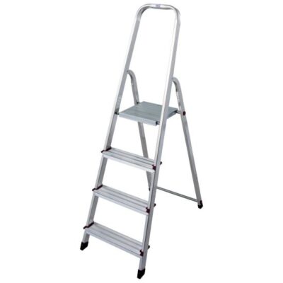 Scara dubla cu trepte pe o parte Krause Corda, KR-000729, 5 trepte
