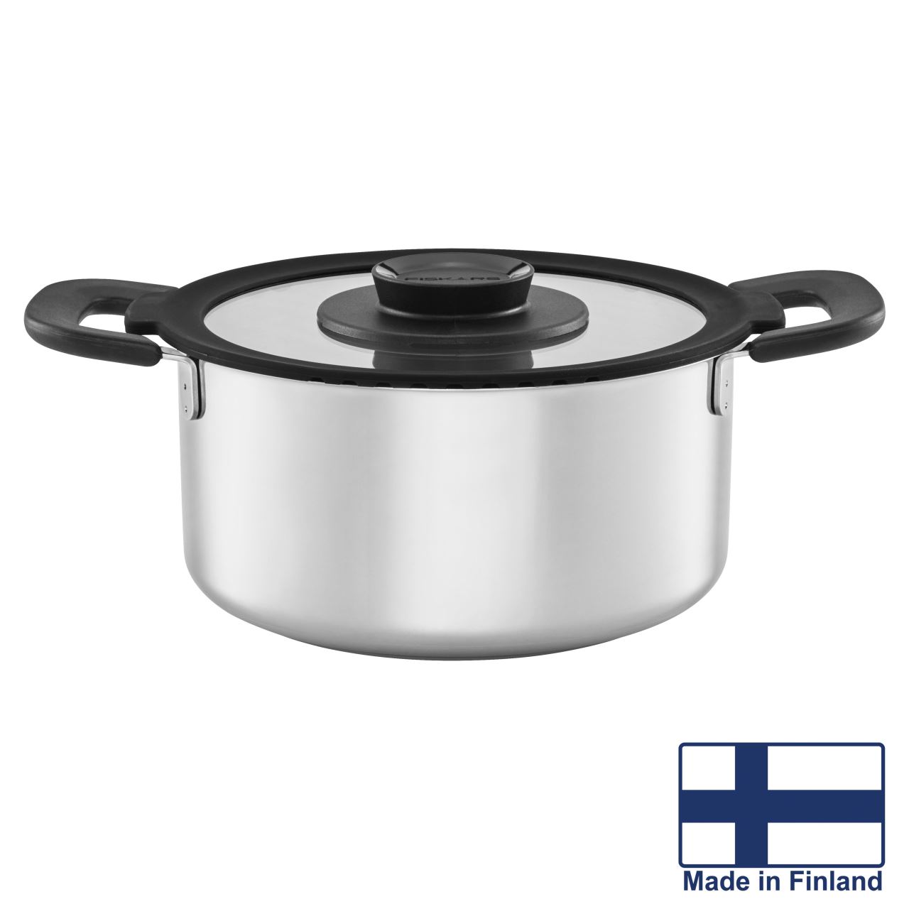 12598683_BIG Cratita cu capac Fiskars Fuctional Form, 3 L - imagine 1
