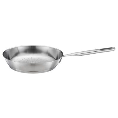 Tigaie din otel inoxidabil, fara acoperire antiaderenta, Fiskars All Steel Pure, Ø 24 cm