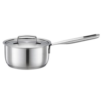 Cratita cu capac, din otel inoxidabil, fara acoperire antiaderenta, Fiskars All Steel, 1.5 l