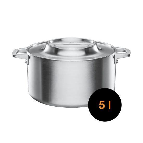 13273335_PRODUCT Oala din otel inoxidabil, antiaderenta, Fiskars Norden, 5l - imagine 1