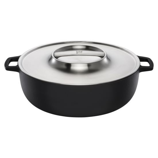 13273338_PRODUCT Tigaie gril cu capac, din fonta, Fiskars Norden, Ø 30 cm - imagine 1