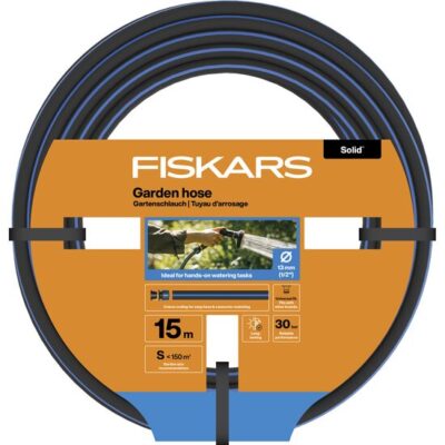 Furtun de gradina 13mm (1/2") 15m, Solid Fiskars