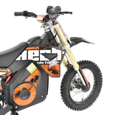 HECHT 59100 ORANGE - Motocicleta electrică Off Road ACCU - SimpleTools