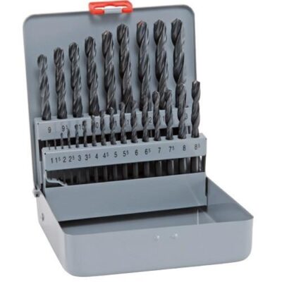 Trusa burghie pentru metal, ALPEN HSS SPRINT KM25, DIN 338 RN, 25 buc, 1÷13X0.5