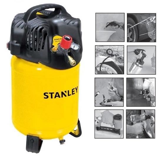 4408433_PRODUCT Compresor STANLEY, D200/10/24V, 24 l, 10 bar, 1.5 CP - imagine 1