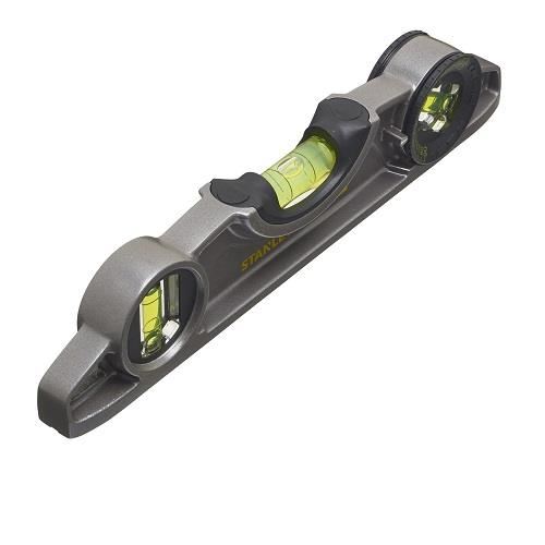 4409363_PRODUCT Nivela Stanley FatMax Torpedo Magnetica, 25 cm, 3 fiole - imagine 1