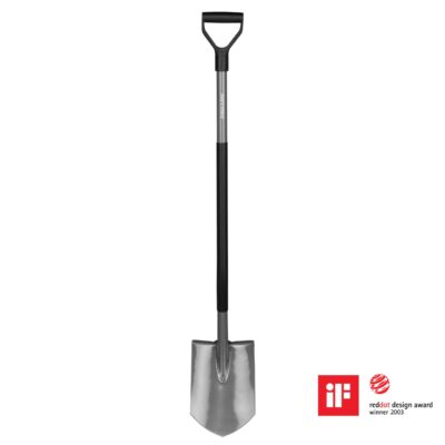 Cazma pentru sapat Fiskars Ergonomic, varf ascutit, 1250 mm, 1980 g