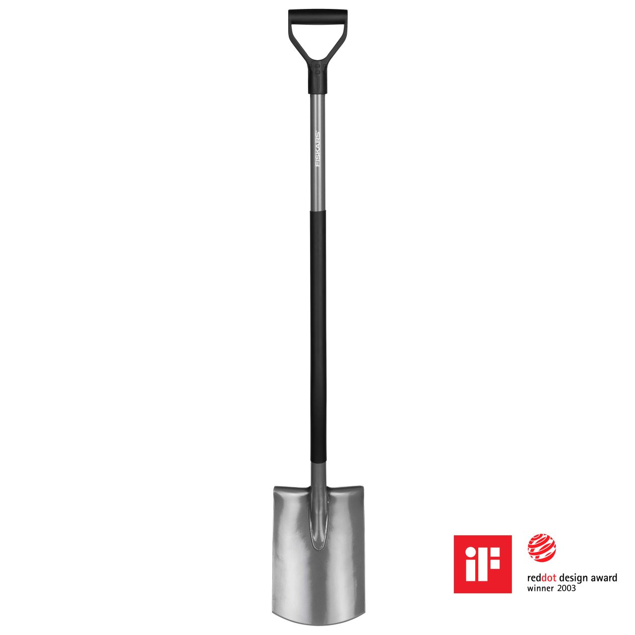 4416474_BIG Cazma pentru plantat si bordurat Fiskars Ergonomic, varf rotunjit, 1255 mm, 1890 g - imagine 1