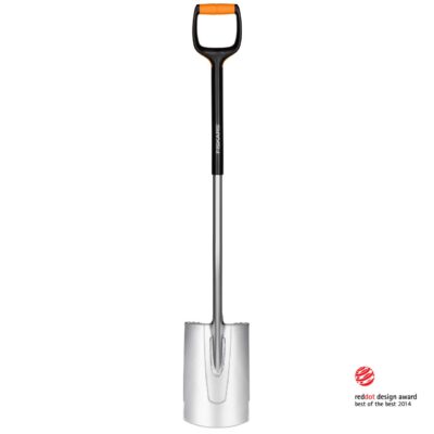 Cazma pentru plantat si bordurat Fiskars, Xact, lunga, varf rotunjit, 1200 mm, 2060 g