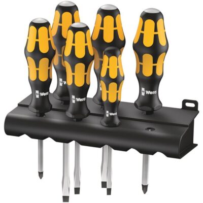 Set 6 surubelnite Wera Kraftform Chiseldriver S900 cu maner de impact si suport, 05018282001