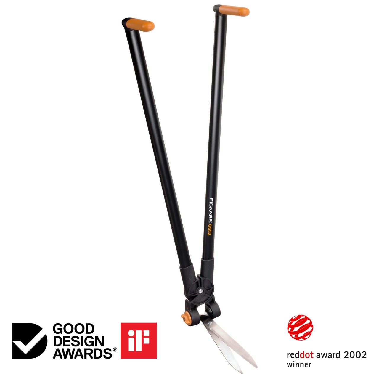 4418609_BIG Foarfeca pentru gazon si gard viu Fiskars PowerLever GS53, 900 mm, 1310 g - imagine 1